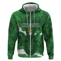 Custom Zimbabwe Rugby 2026 Hoodie Go Sables Sporty Grunge Style