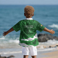 Custom Zimbabwe Rugby 2026 Kid Hawaiian Shirt Go Sables Sporty Grunge Style