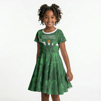 Custom Zimbabwe Rugby 2026 Kid Short Sleeve Dress Go Sables Sporty Grunge Style