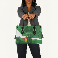Custom Zimbabwe Rugby 2026 Leather Bag Go Sables Sporty Grunge Style