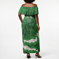 Custom Zimbabwe Rugby 2026 Off Shoulder Maxi Dress Go Sables Sporty Grunge Style