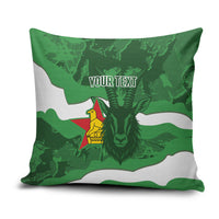 Custom Zimbabwe Rugby 2026 Pillow Cover Go Sables Sporty Grunge Style