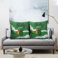 Custom Zimbabwe Rugby 2026 Pillow Cover Go Sables Sporty Grunge Style