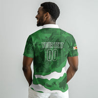 Custom Zimbabwe Rugby 2026 Polo Shirt Go Sables Sporty Grunge Style