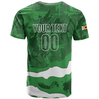 Custom Zimbabwe Rugby 2026 T shirt Go Sables Sporty Grunge Style
