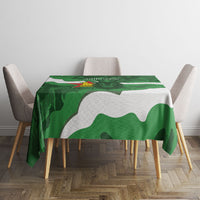 Custom Zimbabwe Rugby 2026 Tablecloth Go Sables Sporty Grunge Style