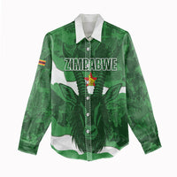 Custom Zimbabwe Rugby 2026 Women Casual Shirt Go Sables Sporty Grunge Style