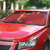 Custom Spain Rugby 2026 Auto Sun Shade Vamos Los Leones Red Version