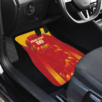 Custom Spain Rugby 2026 Car Mats Vamos Los Leones Red Version