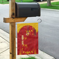 Custom Spain Rugby 2026 Garden Flag Vamos Los Leones Red Version
