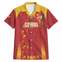 Custom Spain Rugby 2026 Hawaiian Shirt Vamos Los Leones Red Version