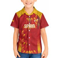 Custom Spain Rugby 2026 Hawaiian Shirt Vamos Los Leones Red Version