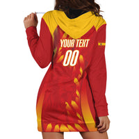 Custom Spain Rugby 2026 Hoodie Dress Vamos Los Leones Red Version