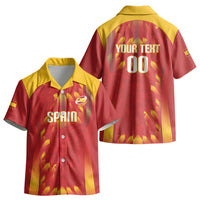 Custom Spain Rugby 2026 Kid Hawaiian Shirt Vamos Los Leones Red Version
