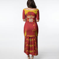 Custom Spain Rugby 2026 Puletasi Vamos Los Leones Red Version