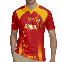 Custom Spain Rugby 2026 Rugby Jersey Vamos Los Leones Red Version