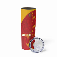 Custom Spain Rugby 2026 Skinny Tumbler Vamos Los Leones Red Version