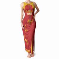 Custom Spain Rugby 2026 Tank Maxi Dress Vamos Los Leones Red Version