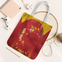 Custom Spain Rugby 2026 Tote Bag Vamos Los Leones Red Version