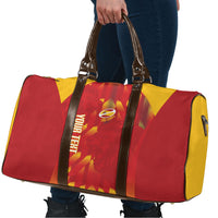 Custom Spain Rugby 2026 Travel Bag Vamos Los Leones Red Version