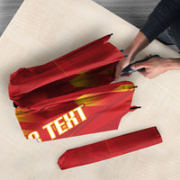 Custom Spain Rugby 2026 Umbrella Vamos Los Leones Red Version