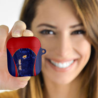 Custom Spain Rugby 2026 AirPods Case Vamos Los Leones Blue Version