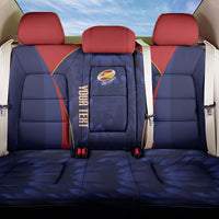 Custom Spain Rugby 2026 Back Car Seat Cover Vamos Los Leones Blue Version