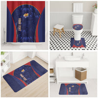 Custom Spain Rugby 2026 Bathroom Set Vamos Los Leones Blue Version