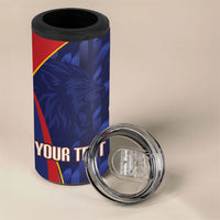 Custom Spain Rugby 2026 4 in 1 Can Cooler Tumbler Vamos Los Leones Blue Version