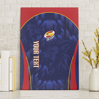 Custom Spain Rugby 2026 Canvas Wall Art Vamos Los Leones Blue Version