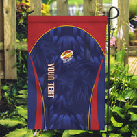 Custom Spain Rugby 2026 Garden Flag Vamos Los Leones Blue Version