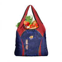 Custom Spain Rugby 2026 Grocery Bag Vamos Los Leones Blue Version
