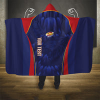 Custom Spain Rugby 2026 Hooded Blanket Vamos Los Leones Blue Version