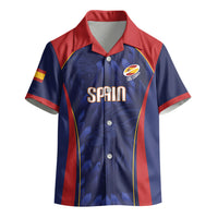 Custom Spain Rugby 2026 Kid Hawaiian Shirt Vamos Los Leones Blue Version