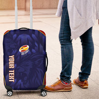 Custom Spain Rugby 2026 Luggage Cover Vamos Los Leones Blue Version