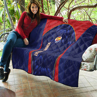Custom Spain Rugby 2026 Quilt Vamos Los Leones Blue Version