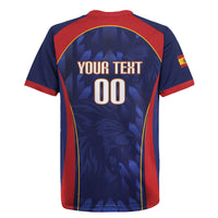 Custom Spain Rugby 2026 Rugby Jersey Vamos Los Leones Blue Version