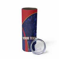 Custom Spain Rugby 2026 Skinny Tumbler Vamos Los Leones Blue Version
