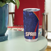 Custom Spain Rugby 2026 Tumbler Cup Vamos Los Leones Blue Version