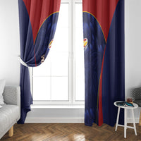 Custom Spain Rugby 2026 Window Curtain Vamos Los Leones Blue Version