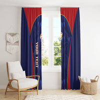 Custom Spain Rugby 2026 Window Curtain Vamos Los Leones Blue Version