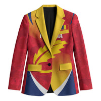 Custom Romania Rugby 2026 Blazer Stejarii Oak Leaf Symbol