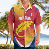 Custom Romania Rugby 2026 Hawaiian Shirt Stejarii Oak Leaf Symbol