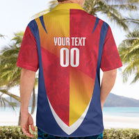 Custom Romania Rugby 2026 Hawaiian Shirt Stejarii Oak Leaf Symbol