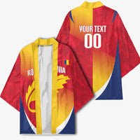 Custom Romania Rugby 2026 Kimono Stejarii Oak Leaf Symbol