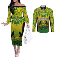 papua-new-guinea-rugby-couples-matching-off-the-shoulder-long-sleeve-dress-and-long-sleeve-button-shirts-enga-mioks-png-polynesian-pattern