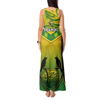 Papua New Guinea Rugby Tank Maxi Dress Enga Mioks PNG Polynesian Pattern - Wonder Print Shop