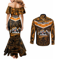 papua-new-guinea-rugby-couples-matching-mermaid-dress-and-long-sleeve-button-shirts-lae-snax-tigers-png-polynesian-pattern