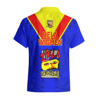 Papua New Guinea Rugby Hawaiian Shirt Hela Wigmen PNG Polynesian Pattern - Wonder Print Shop