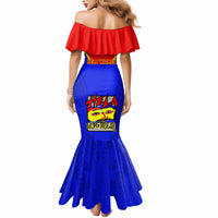Papua New Guinea Rugby Mermaid Dress Hela Wigmen PNG Polynesian Pattern - Wonder Print Shop